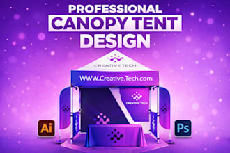 design outstanding event canopy tent, table cover and feather flag