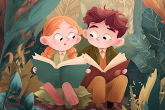 children book illustration and children book illustration