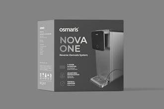 create minimalist packaging and label design