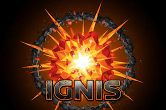 design a bold and explosive logo with high impact energy