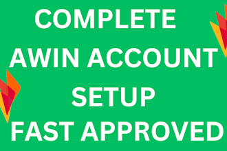 set up your awin account professionally for instant approval success