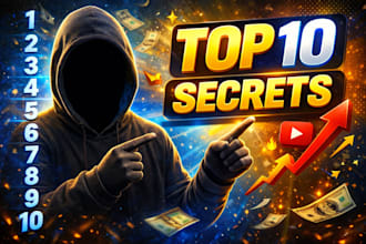 create and edit faceless top 10 youtube videos