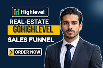 automate real estate leads with gohighlevel ,landing page ghl sales funnel