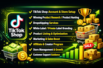 set up, manage and fix tiktok shop account