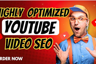 do youtube video SEO optimization and thumbnail design