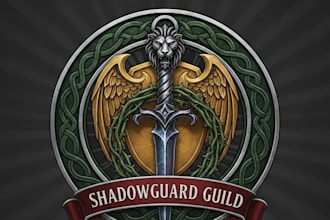 design a sharp and striking dagger logo for your brand