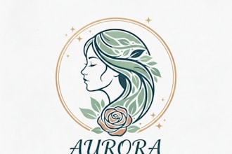 design a stylish and versatile girl logo for your brand
