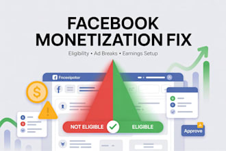 do fb page monetization, eligibility issues