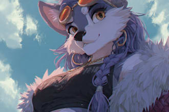 draw your furry or fursona character