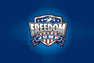 design powerful a freedom jump logo for our new ride