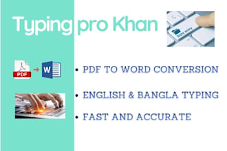 pdf to word converter and english bangla typist