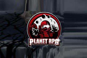 make creative iconic an appealing logo for a gaming website