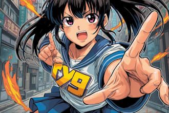draw anime manga illustration