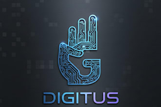 design a creative and professional fingers logo for your company