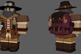 design roblox maps, sculpt terrains, worlds 3d models as pro developer