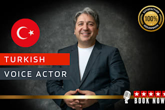 record an amazing turkish voice over