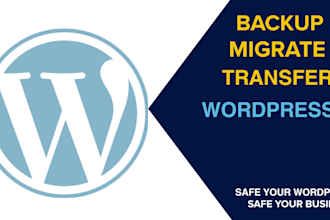 backup migrate and transfer wordpress website safely