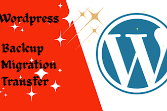 backup migrate and transfer wordpress website safely