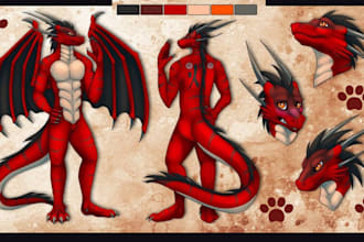 draw furry ref sheet, fursona art, furry oc reference sheet, sfw, nsfw furry art