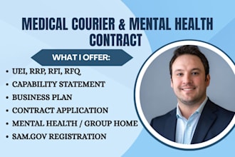 get contract, government contract for medical courier, mental health