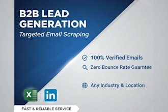 do b2b lead generation and targeted email scraping