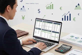 prepare financial statements from general ledger, trial balance