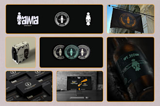 create a professional logo and brand identity