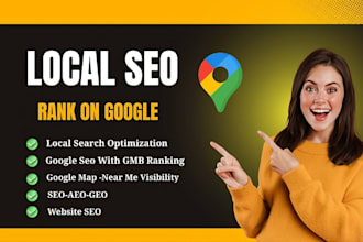 do local SEO and gmb optimization for google maps ranking
