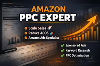 be your amazon PPC manager and amazon ads expert to scale sales