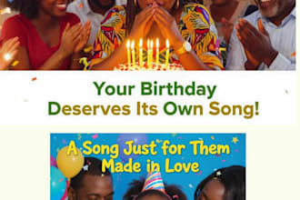 create personalized birthday songs