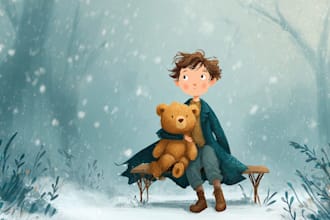 illustrate children story book illustrations and book covers