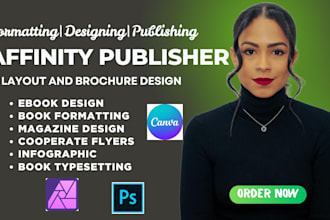 design catalog, magazine and any project as your affinity publisher