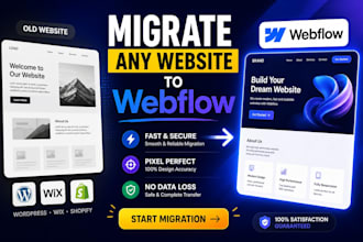 migrate any website to webflow