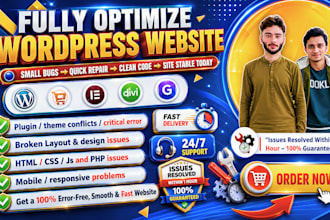 optimize and redesign your wordpress website for better speed and performance