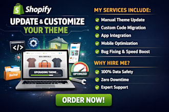 update shopify theme manually and edit customize website