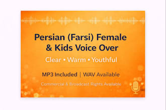 record a persian voice over