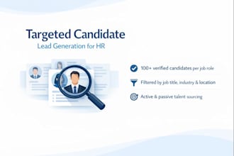 target talent leads for HR and find qualified job seekers