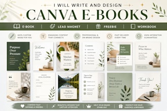 create freebie, canva ebook, pdf lead magnet, workbook, product catalog