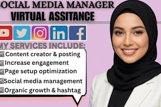 be your facebook ads social media manager instagram marketing virtual assistant