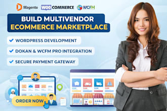 develop wordpress multivendor ecommerce marketplace dokan pro wcfm online store