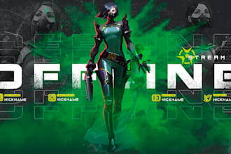 custom stream pack design for streamers