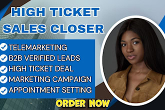 commission based salesperson highticket sales closer b2b sales representative
