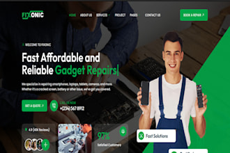 design redesign electronics website gadget store website tech ecommerce website