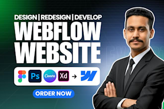 develop webflow website, figma to webflow, webflow expert