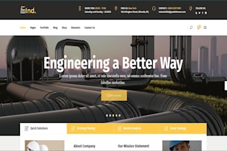 design b2b manufacturing website factory supplier website redesign