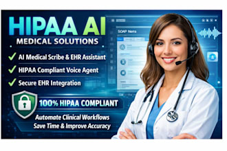 build hipaa compliant ai voice agent, ehr clinical assistant, medical scribe app