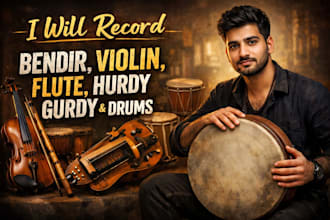 record bendir raga frame drum hand drum flute violin hurdy gurdy talking drum