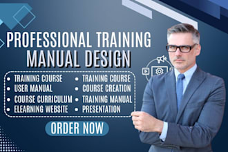 create training manual, online course, training course, user manual, workbook