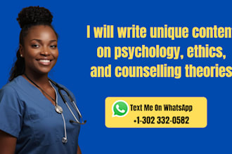 unique content on psychology, ethics, and counselling theories