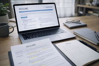 write ats resume and linkedin for real estate and admin roles